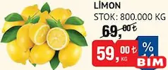 LİMON KG fiyat ve kampanya bilgisi